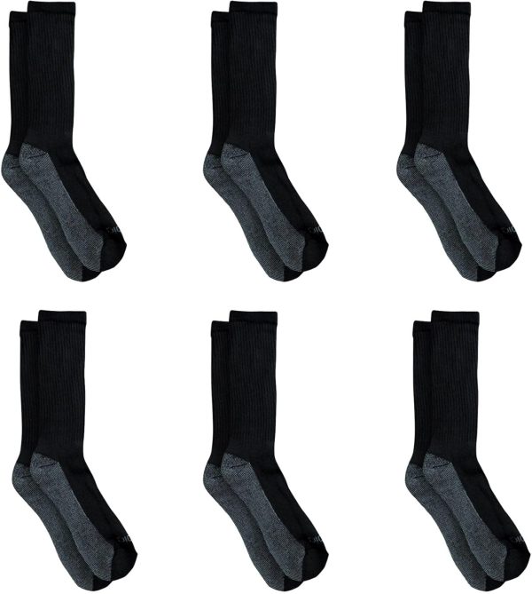 Men's Dri-Tech Original Moisture Control Crew Socks, Available in M-XXL (6, 12, 18 Pairs) - Image 2