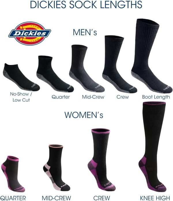 Men's Dri-Tech Original Moisture Control Crew Socks, Available in M-XXL (6, 12, 18 Pairs) - Image 5